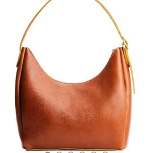 Portland Leather Medium Aspen Shoulder Bag in Sienna